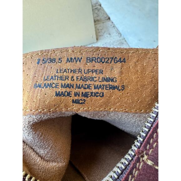 Born Women's Calyn Red Suede Bootie-Style BR0027644-Size 7.5 - Picture 7 of 8